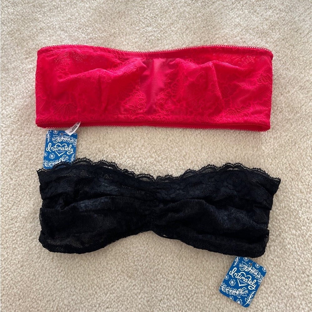 Free People Lace Bandeau Bundle Small